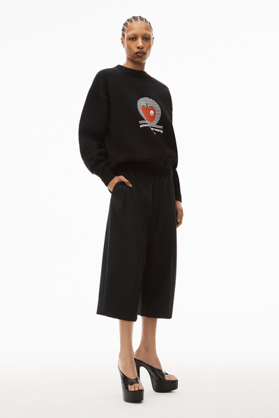 Alexander Wang NY APPLE PULLOVER IN COMPACT COTTON outlook