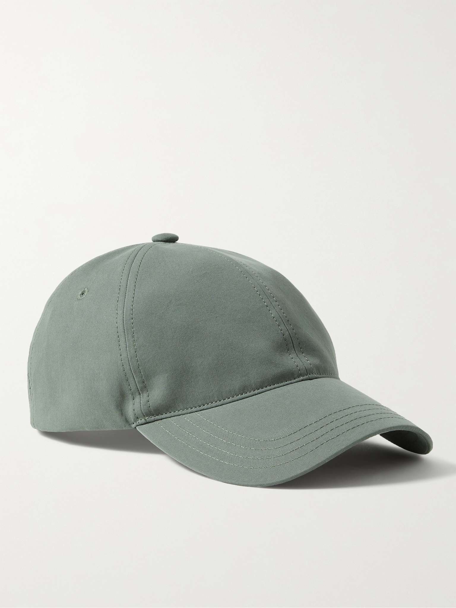 Brushed Cotton-Twill Baseball Cap - 1