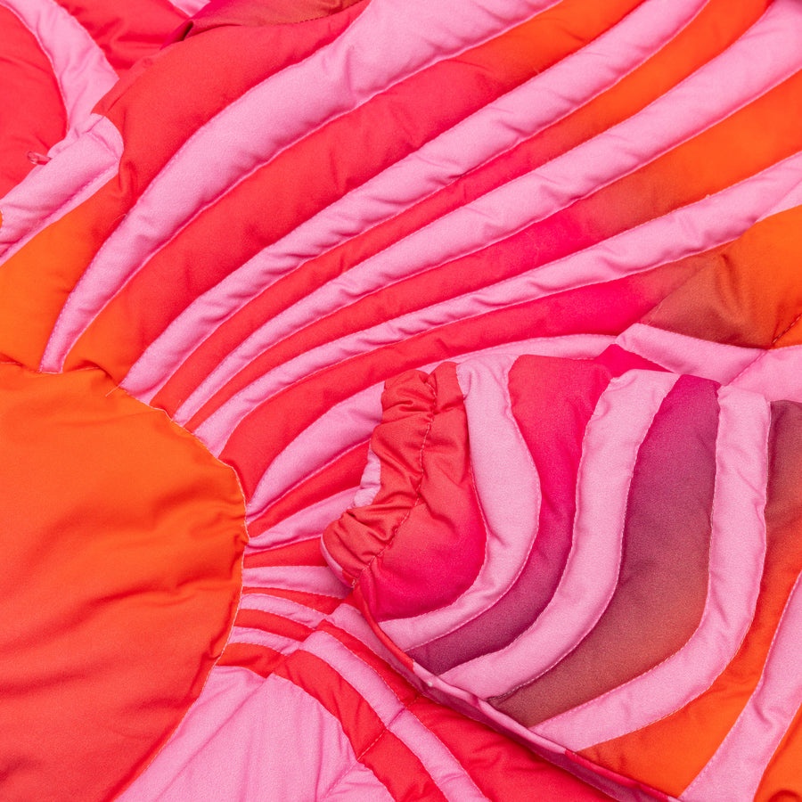WOVEN SUNSET PUFFER JACKET - 3