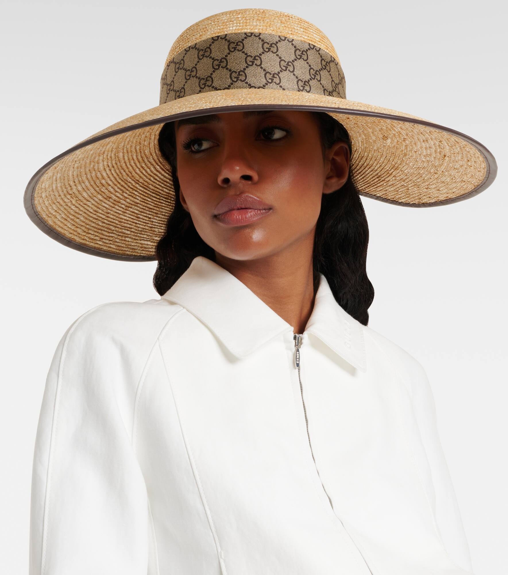 GG raffia sunhat - 2