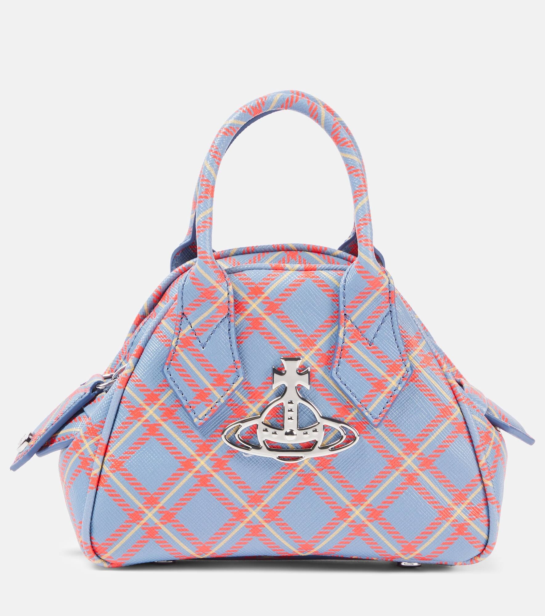 Yasmine Mini tartan tote bag - 1