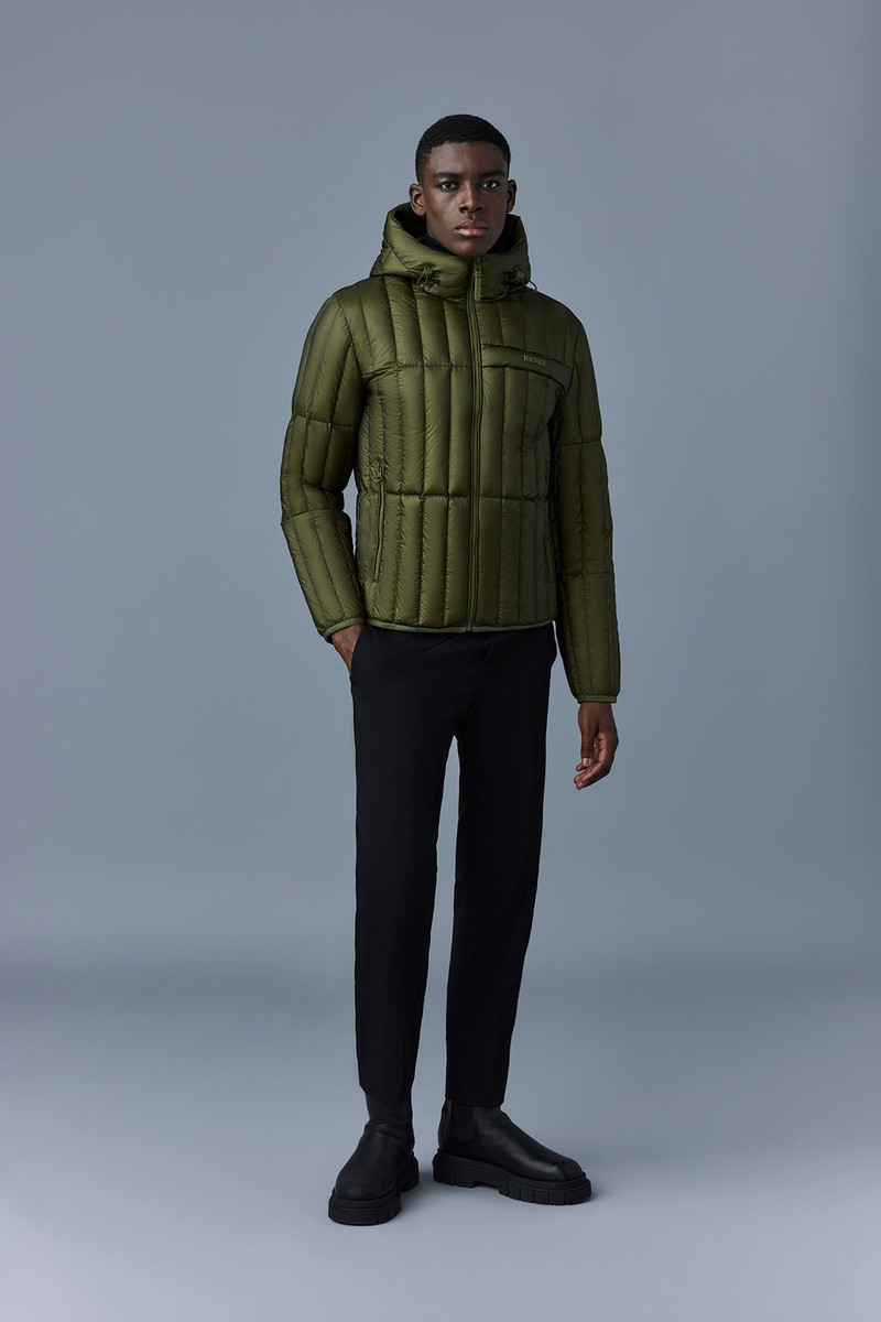 MACKAGE PETER Translucent ripstop light down jacket with hood outlook