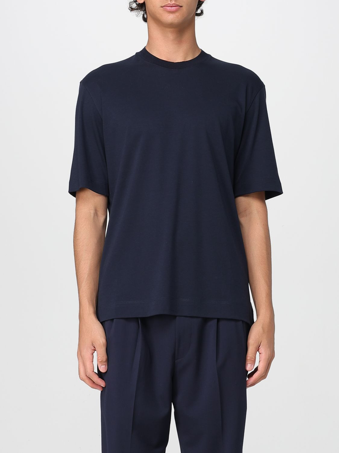 Zegna T-Shirt Men Blue - 1