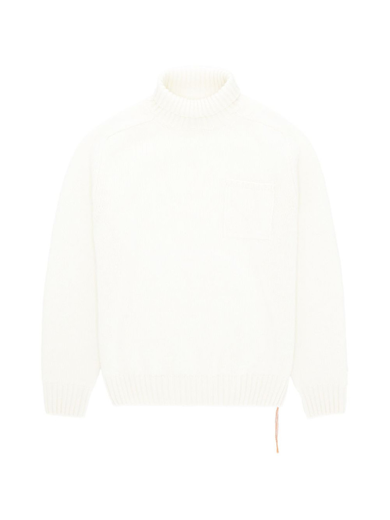 Mallory pocket ribbed turtleneck sweater 1