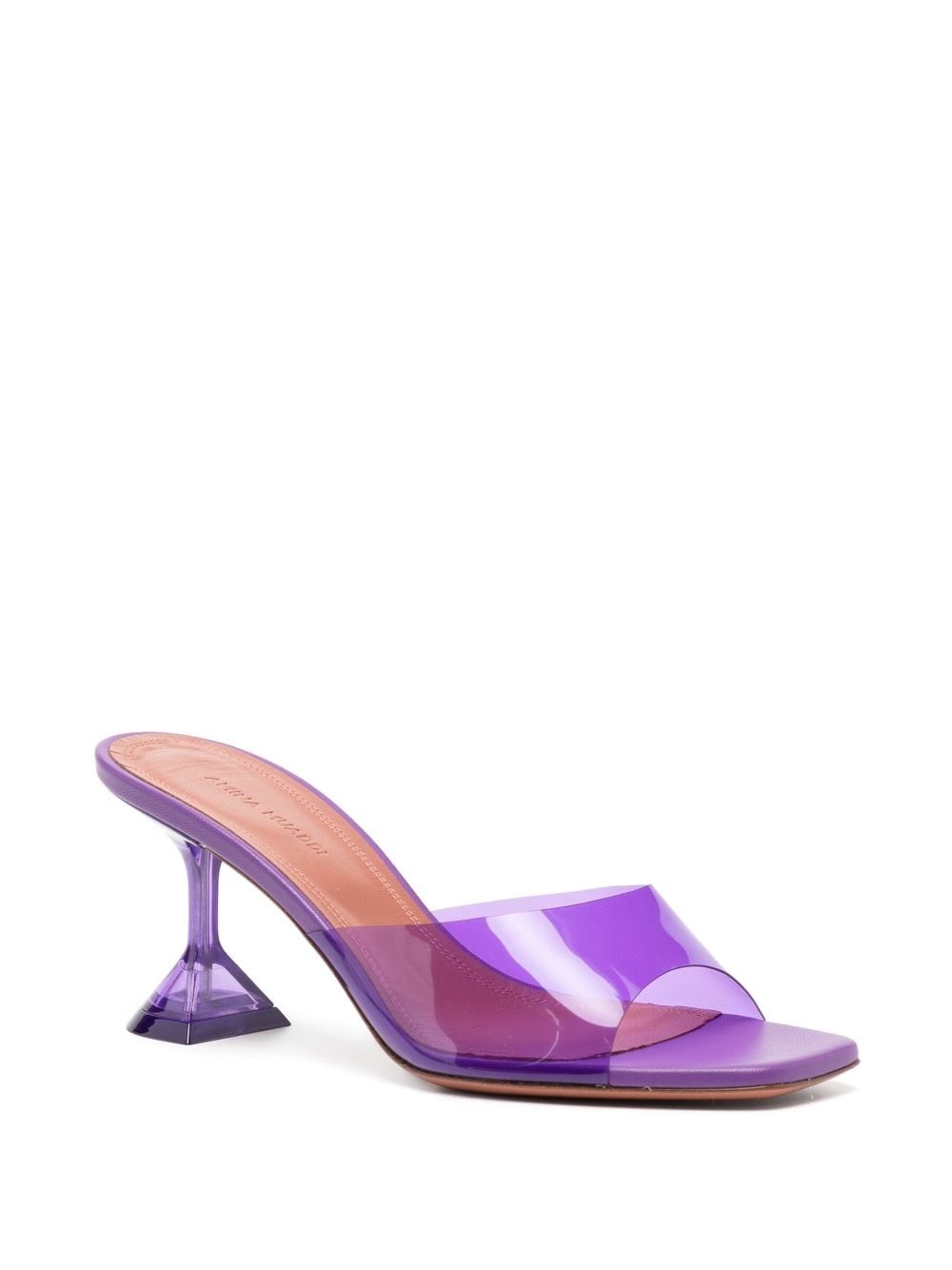 Lupita 70 glass mules - 2