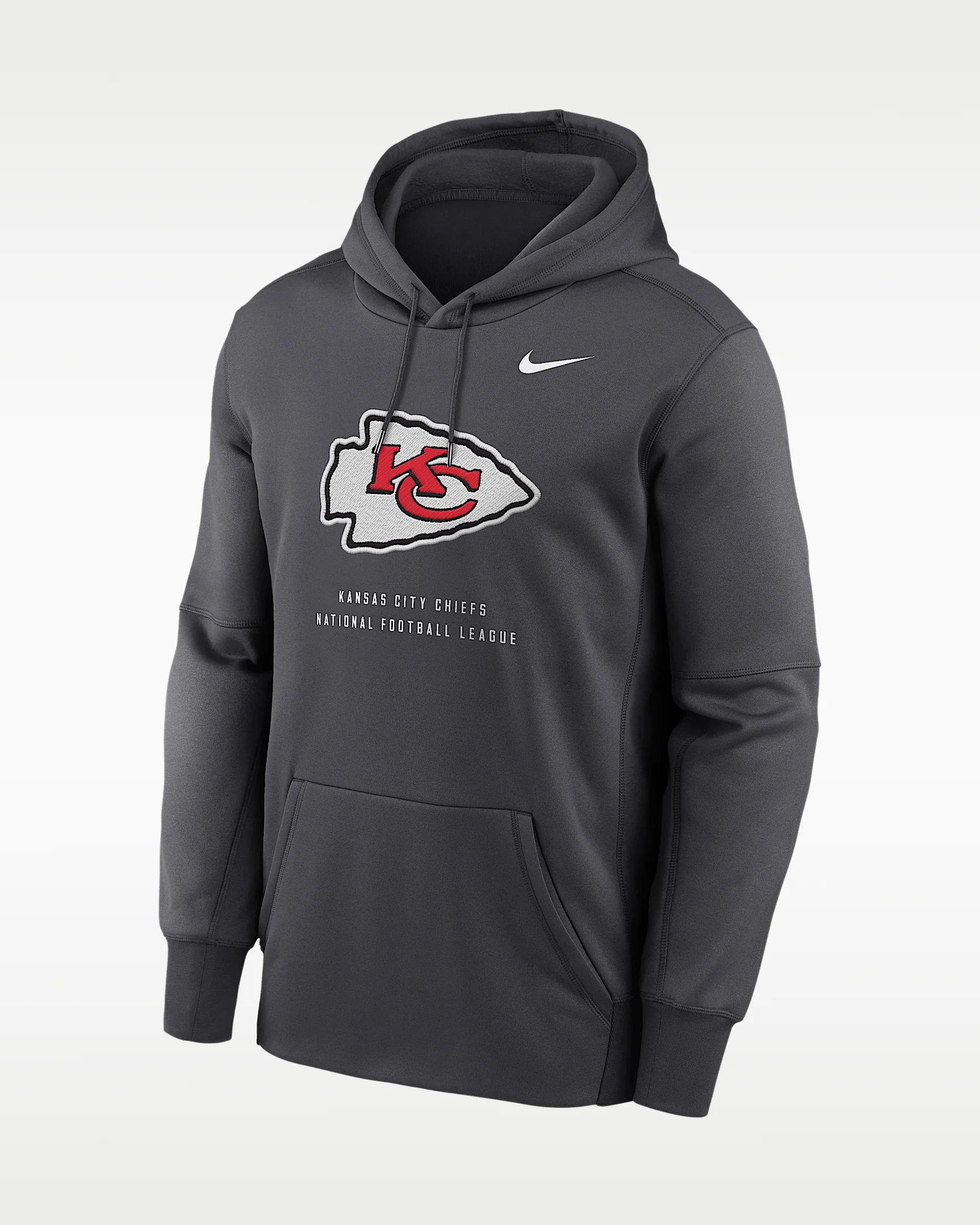 Kansas City Chiefs Men's Nike Therma NFL Pullover Hoodie - 1