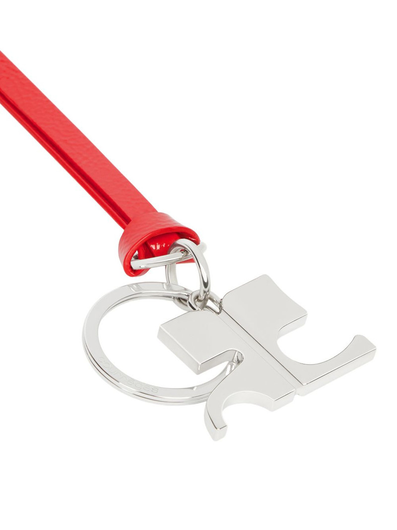 courrèges logo-charm keyring outlook