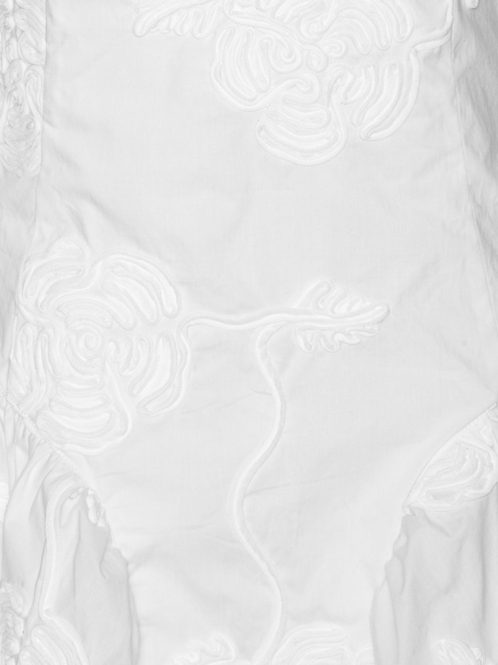 floral-embellished mini dress - 5