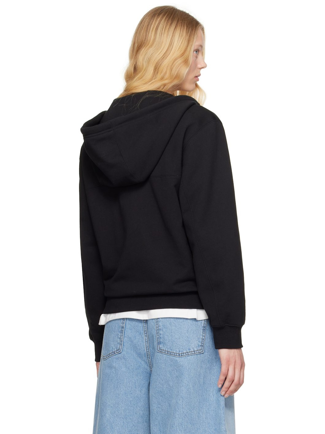 Black Sig; TRS Tag 01 Zip-Up Hoodie - 3