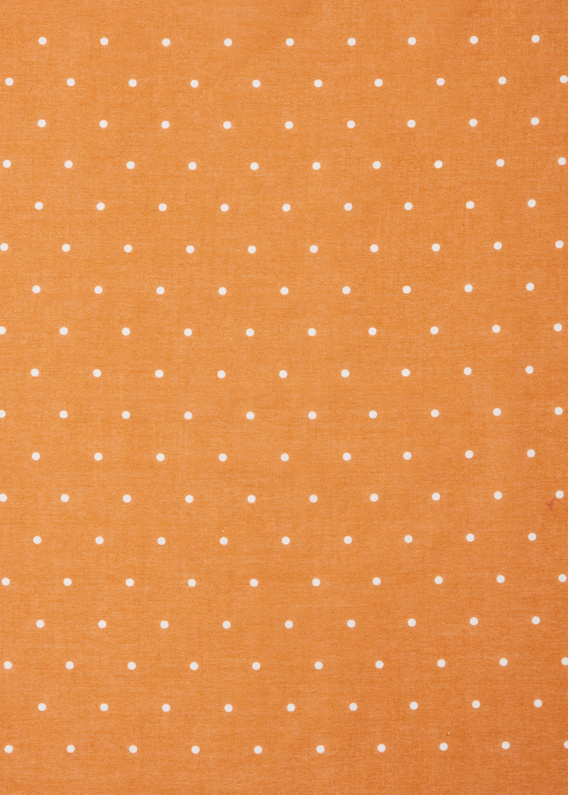 Paul Smith Orange Polka Dot Cotton Pocket Square outlook