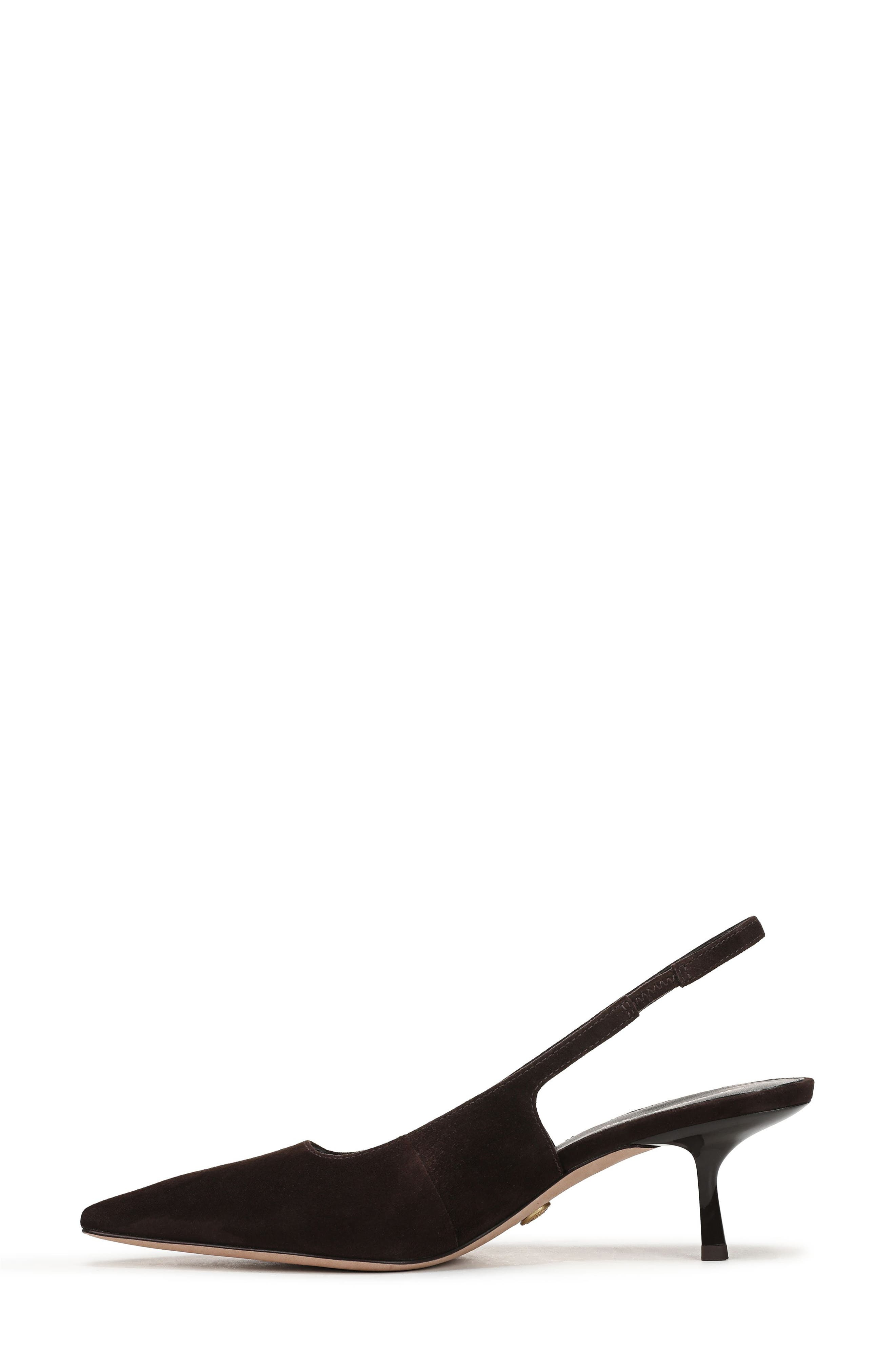 Veronica Beard Cashel Slingback Pointed Toe Pump in Espresso at Nordstrom - 9