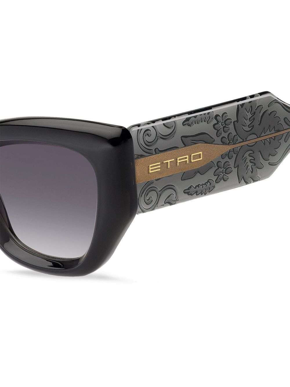 Paisley cat-eye sunglasses - 4