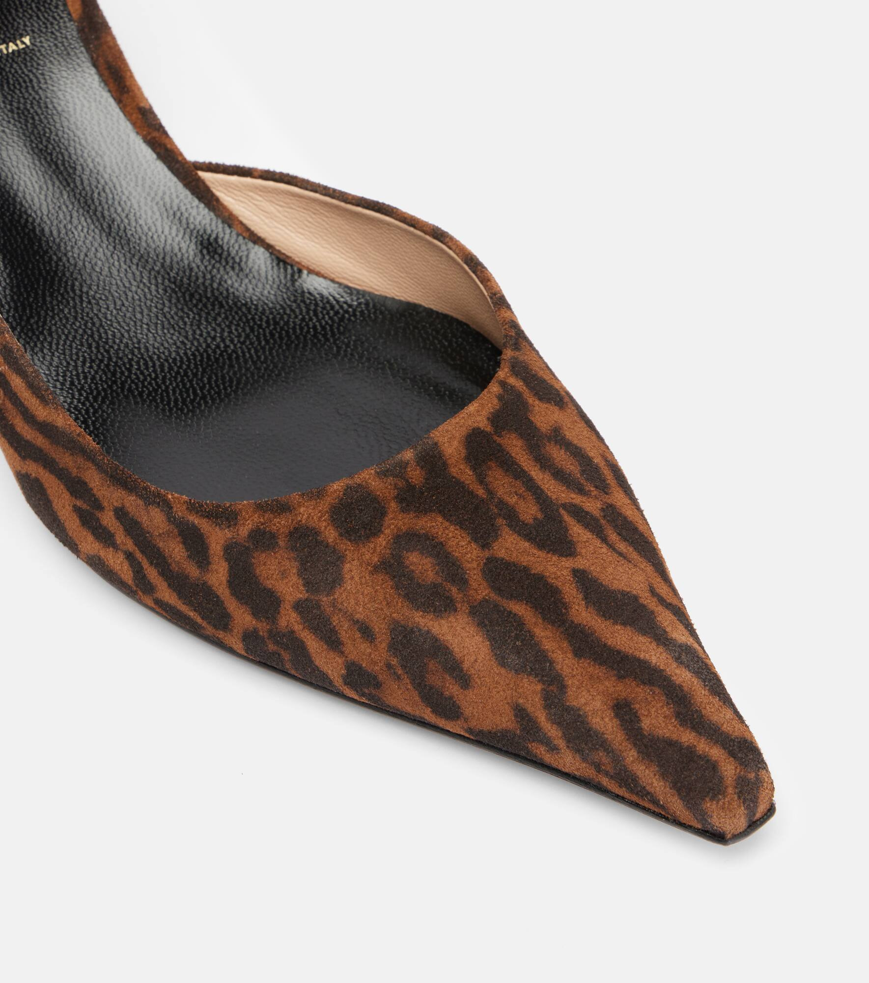 Padlock 55 suede slingback pumps - 5