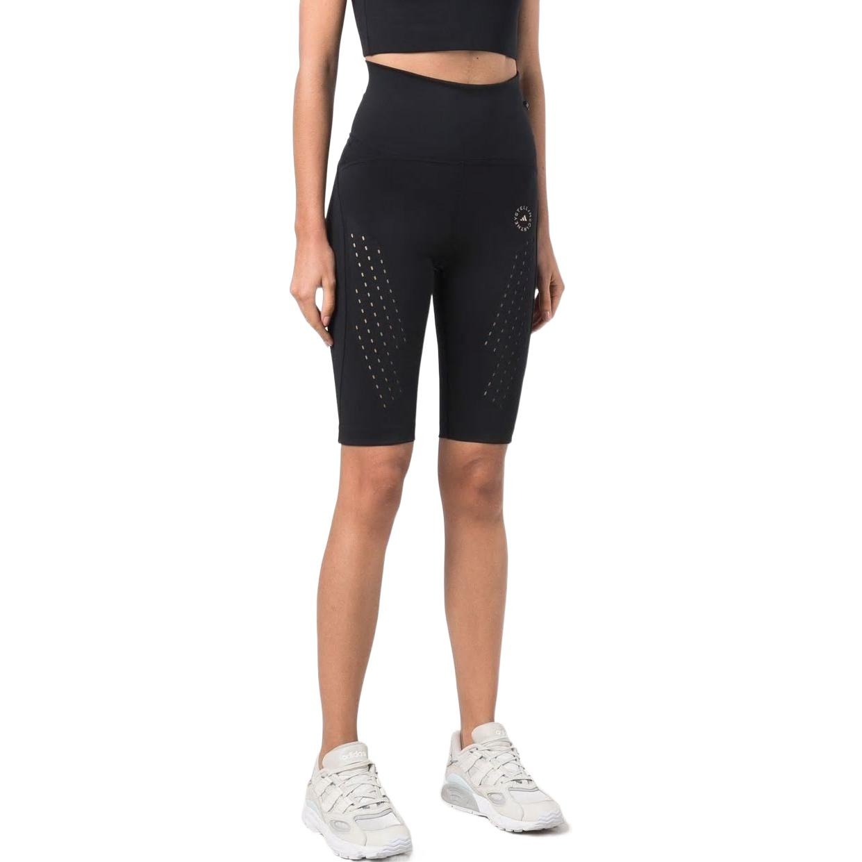 (WMNS) adidas by Stella McCartney TruePurpose High-Waist Bike Shorts 'Black' FU0299 - 5