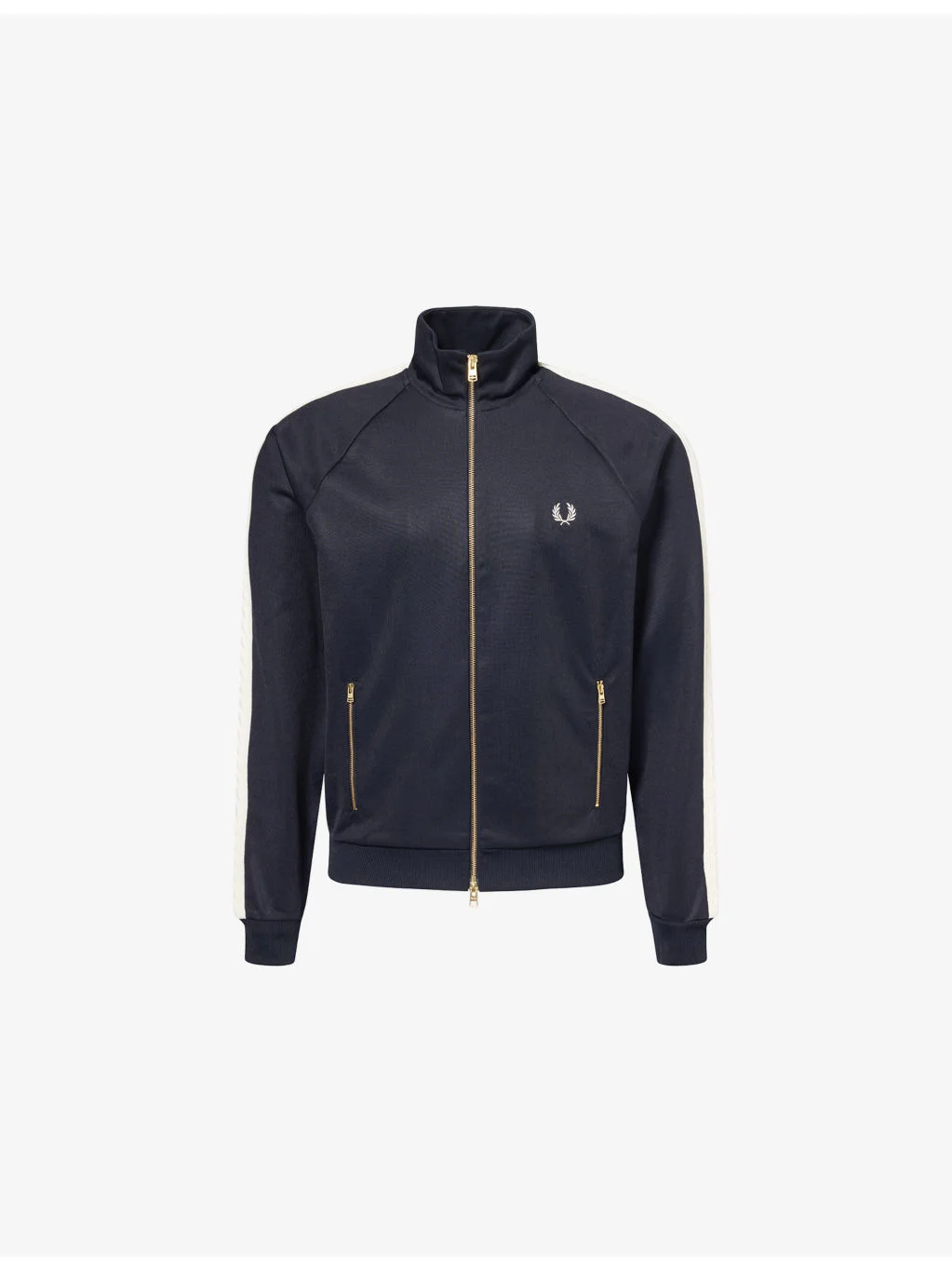 Cable-Knit Taped Cotton-Blend Track Jacket - 1