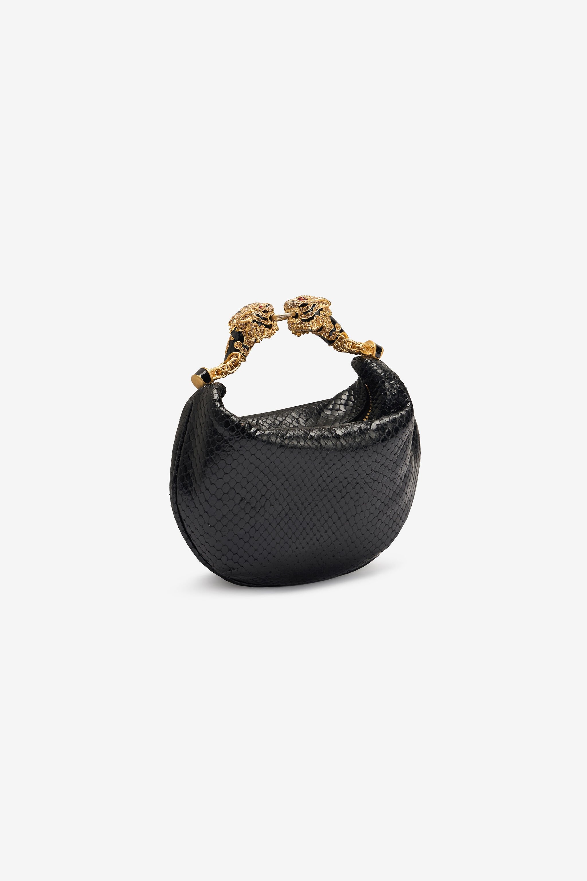 Mini Hobo Roar Bag With Snake Print - 5