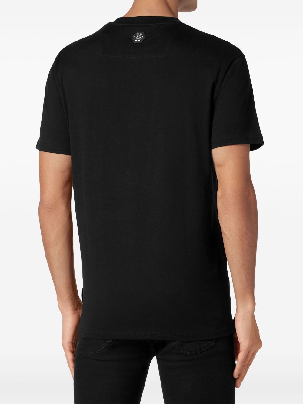 Tattoo rhinestone-embellished T-shirt - 4