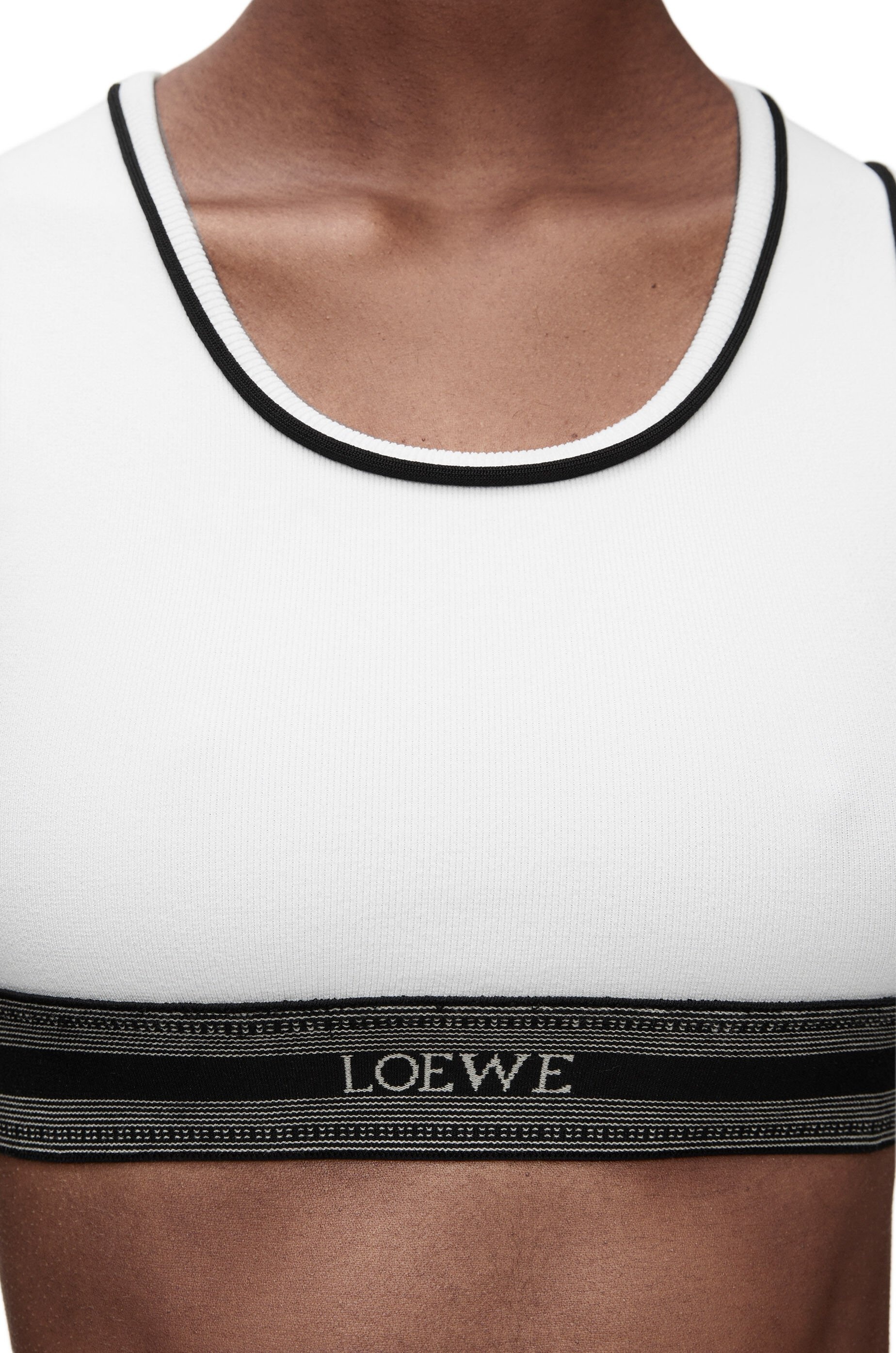 Cropped tank top in viscose - 5