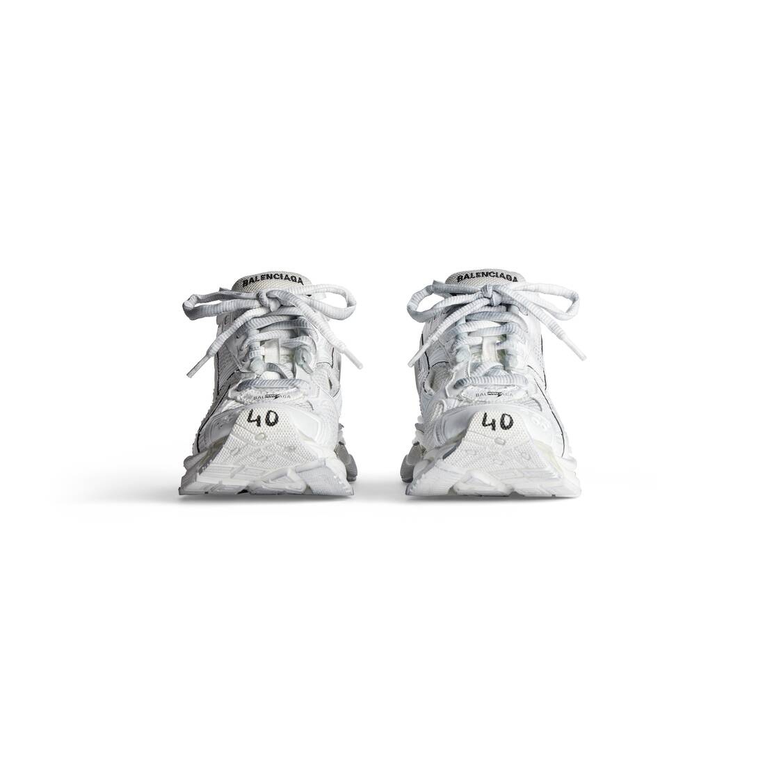 Men's Runner Sneaker in White - 3