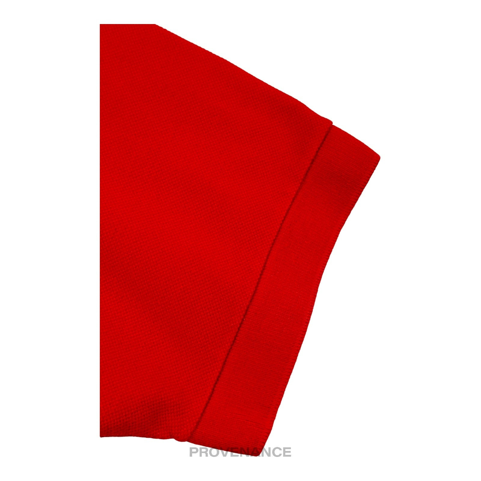 Givenchy Embroidered  Sailboat Logo Polo Shirt - Red M - 6