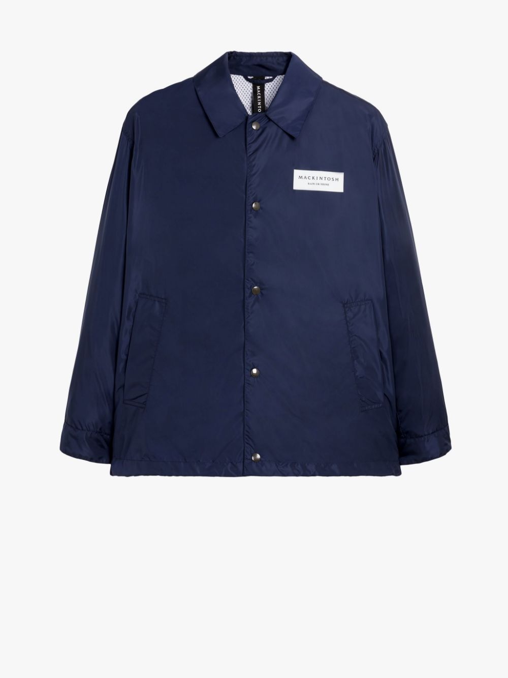 TEEMING NAVY NYLON PACKABLE COACH JACKET - 6