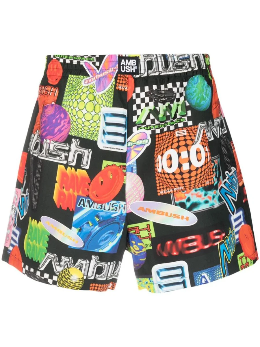 AMBUSH PRINTED SHORTS - 1