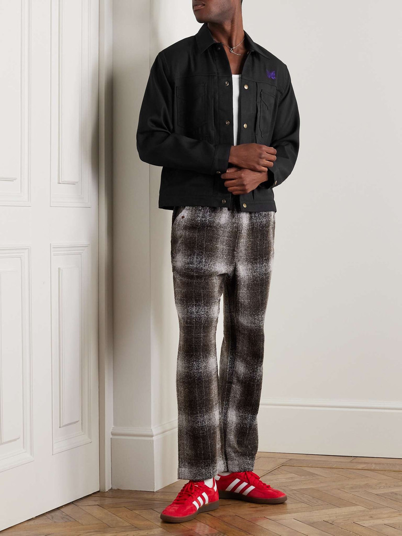 NEEDLES Penny Jean Logo-Embroidered Twill Jacket outlook