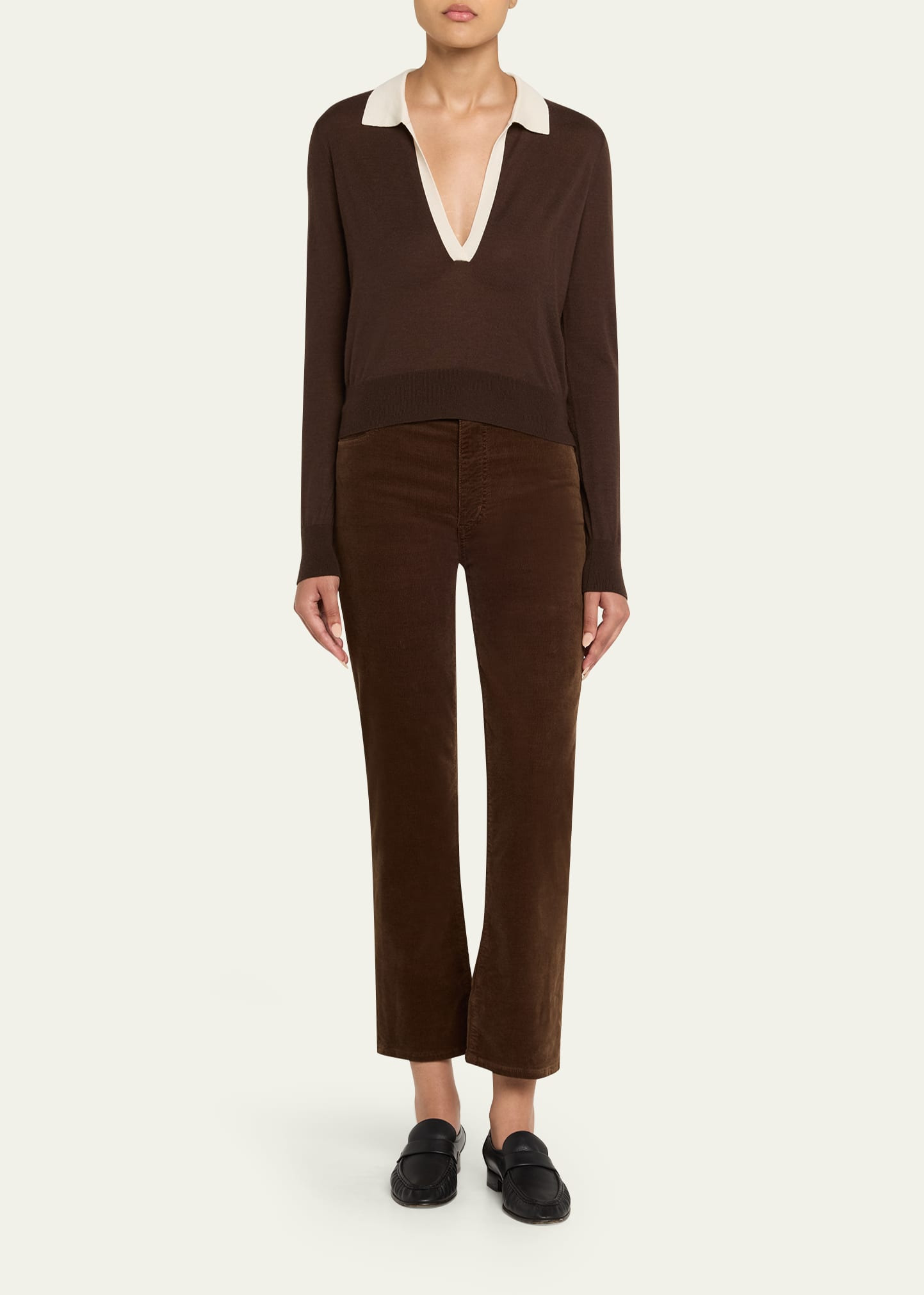 The Two-Tone Polo Sweater - 2