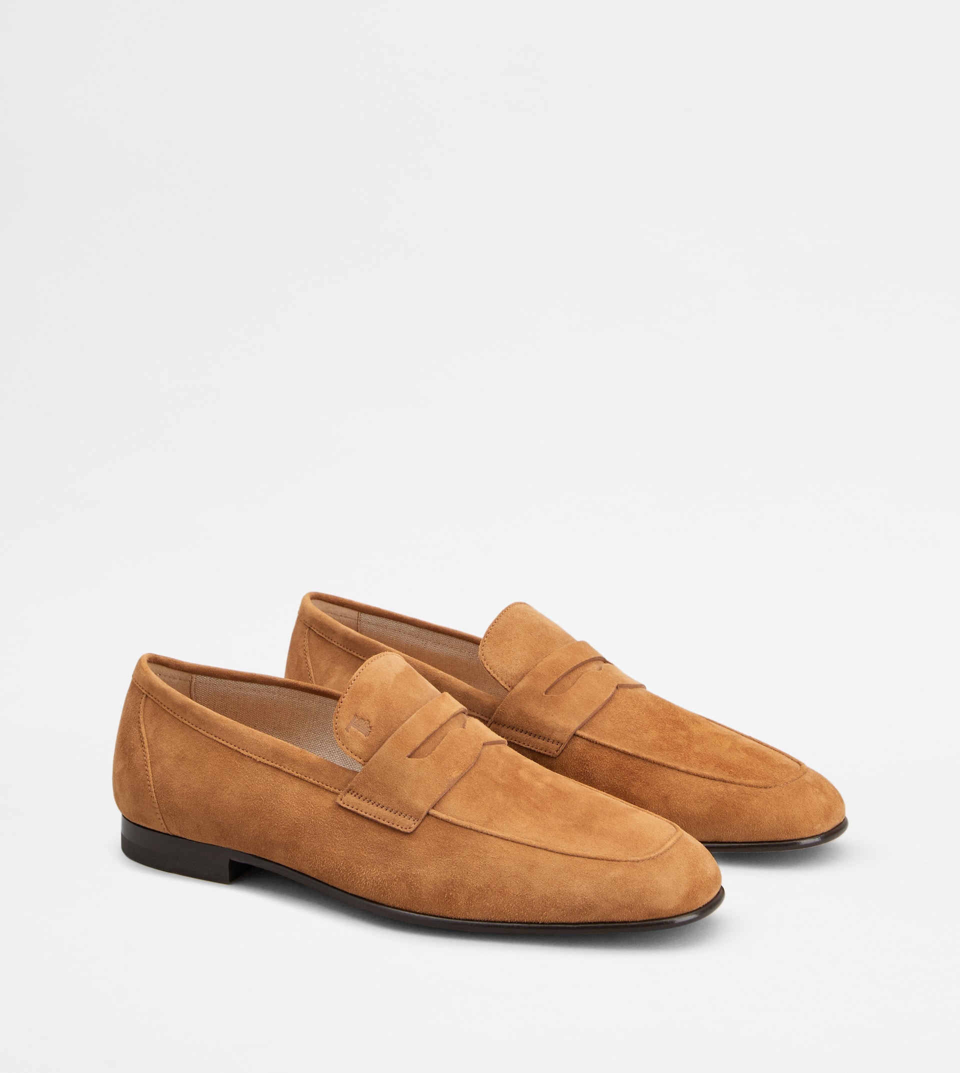 LOAFERS IN SUEDE - BROWN - 2