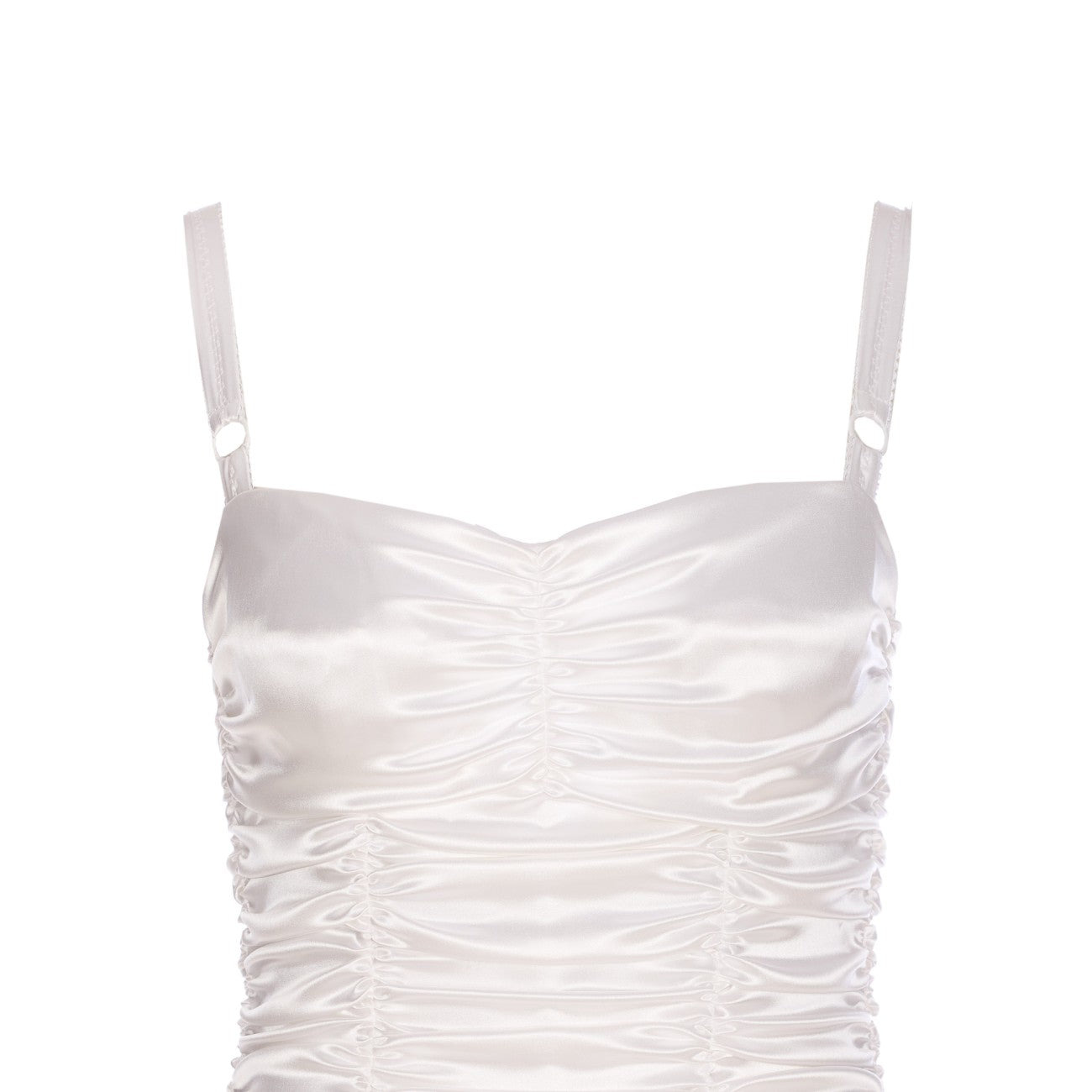 Dolce&Gabbana Women Mini Draped Satin Dress - 4