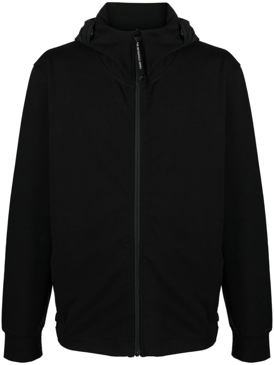 C.P. COMPANY ZIPPED HOODIE - 1