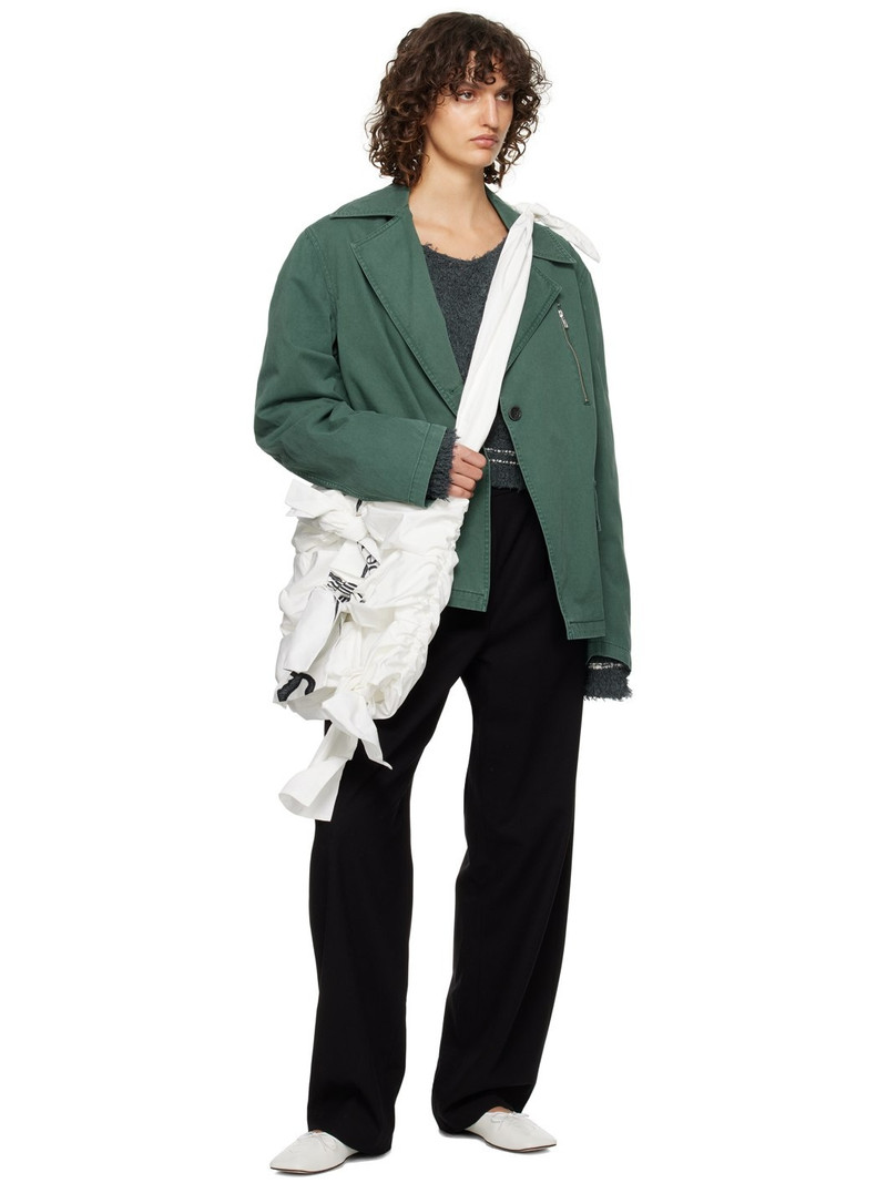 OPEN YY Green Safari Jacket outlook