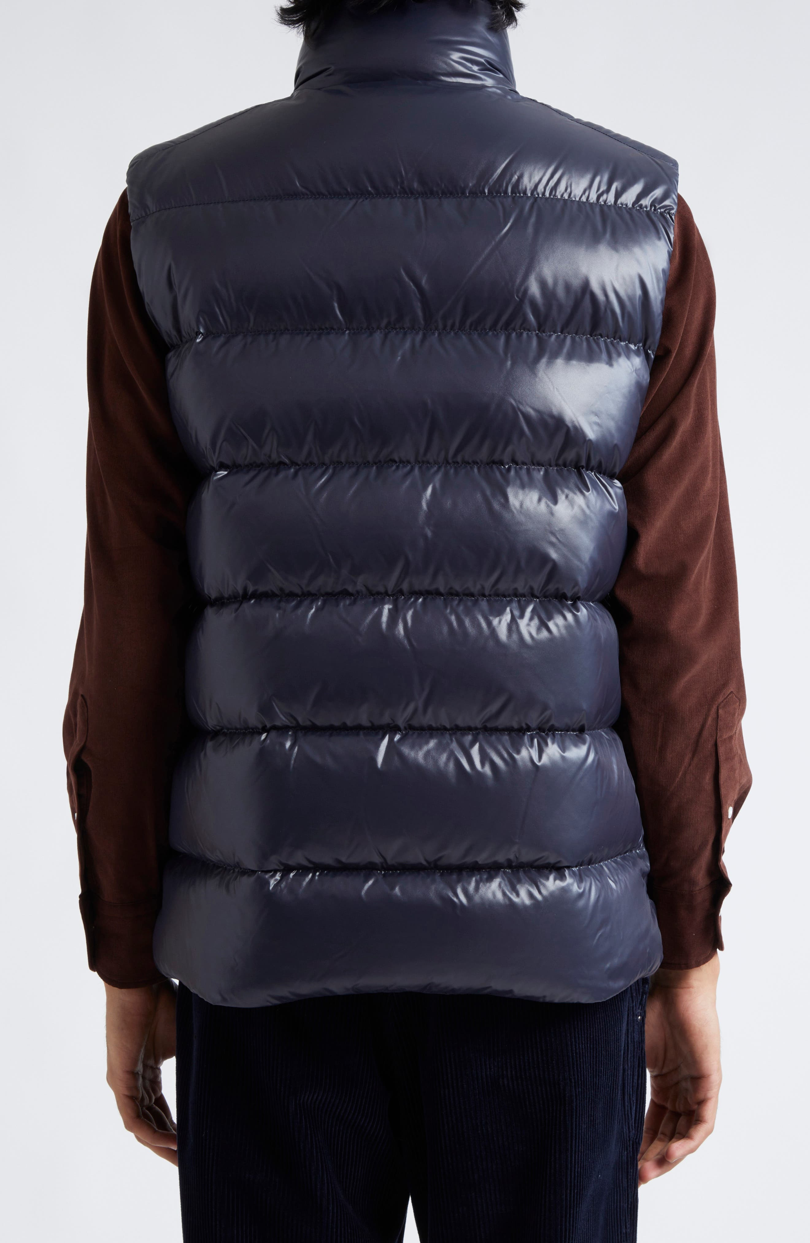 Moncler Tibb Down Puffer Vest in Navy Blue at Nordstrom - 3