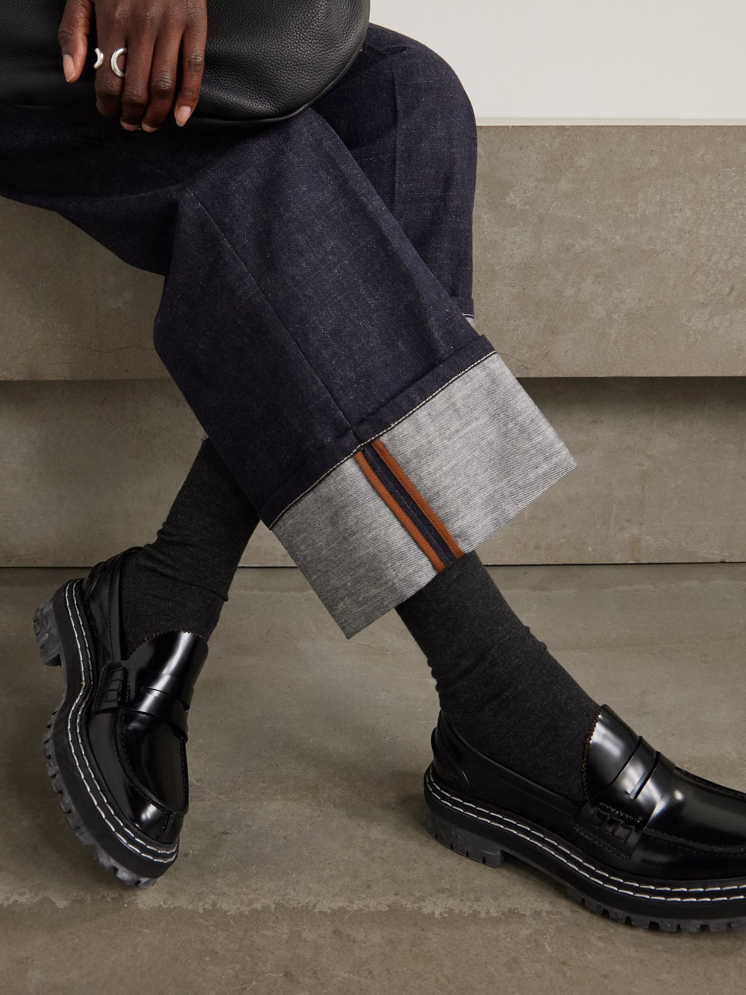 Cashmere-blend socks Charcoal - 2