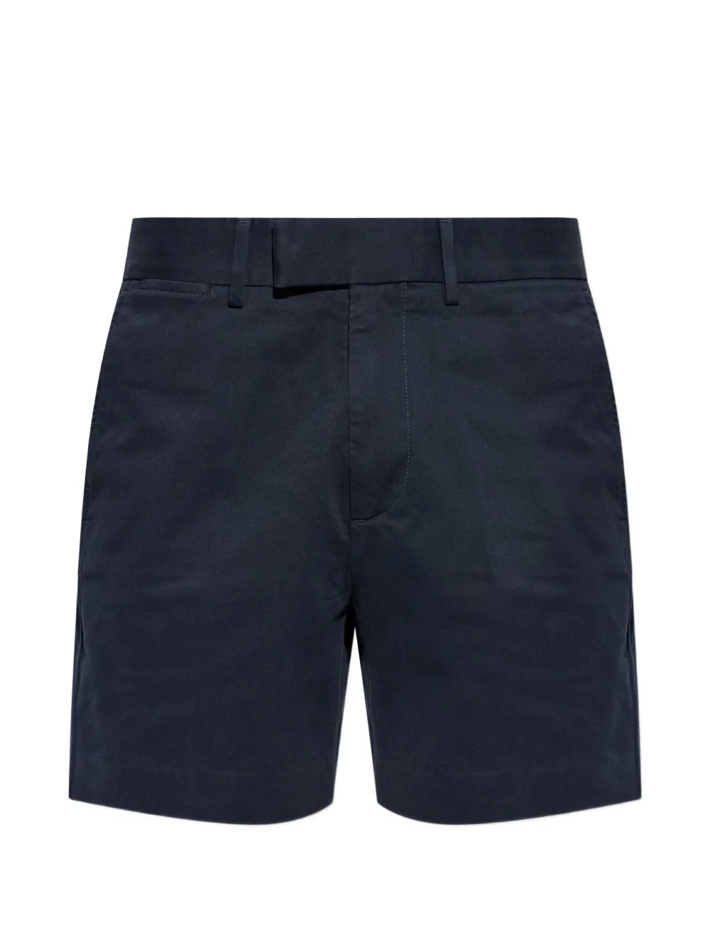 Belt Loop Denim Shorts - 1