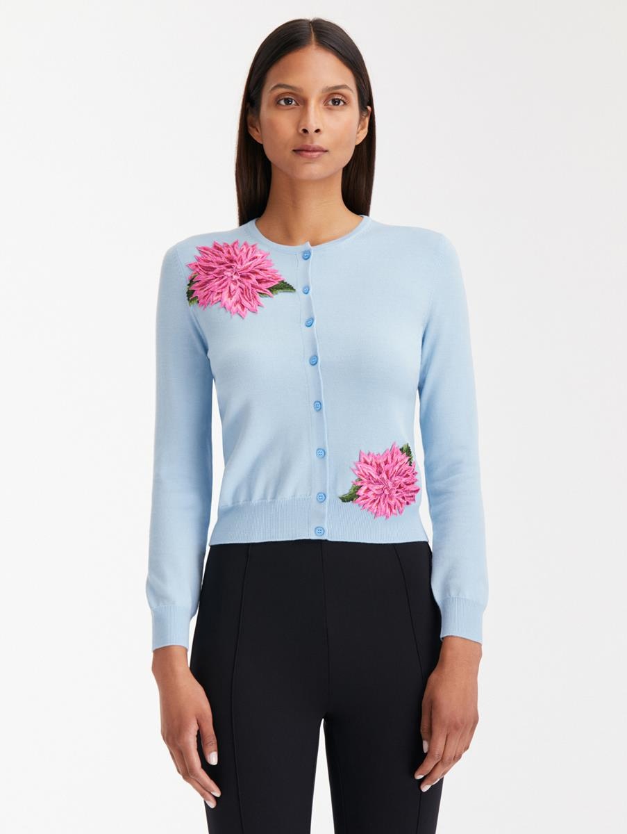DAHLIA THREADWORK CARDIGAN - 1