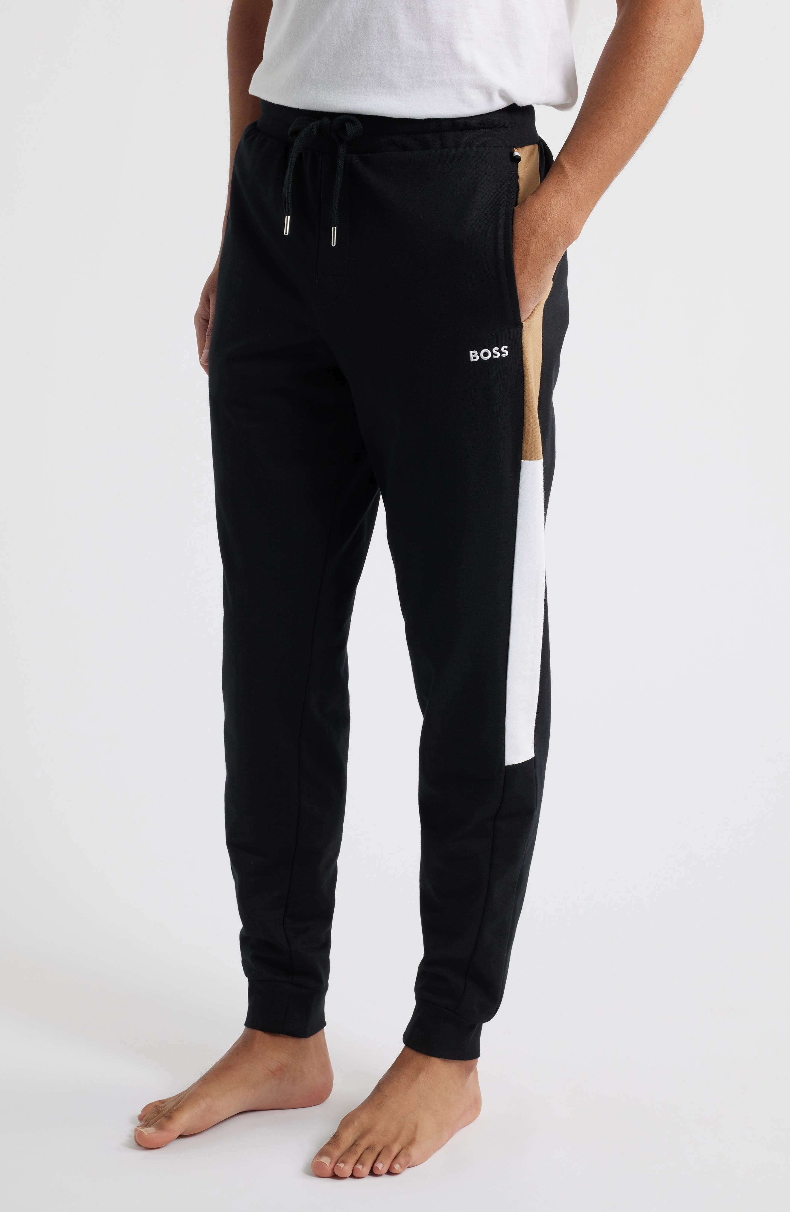BOSS Iconic Cotton Joggers in Black at Nordstrom - 2