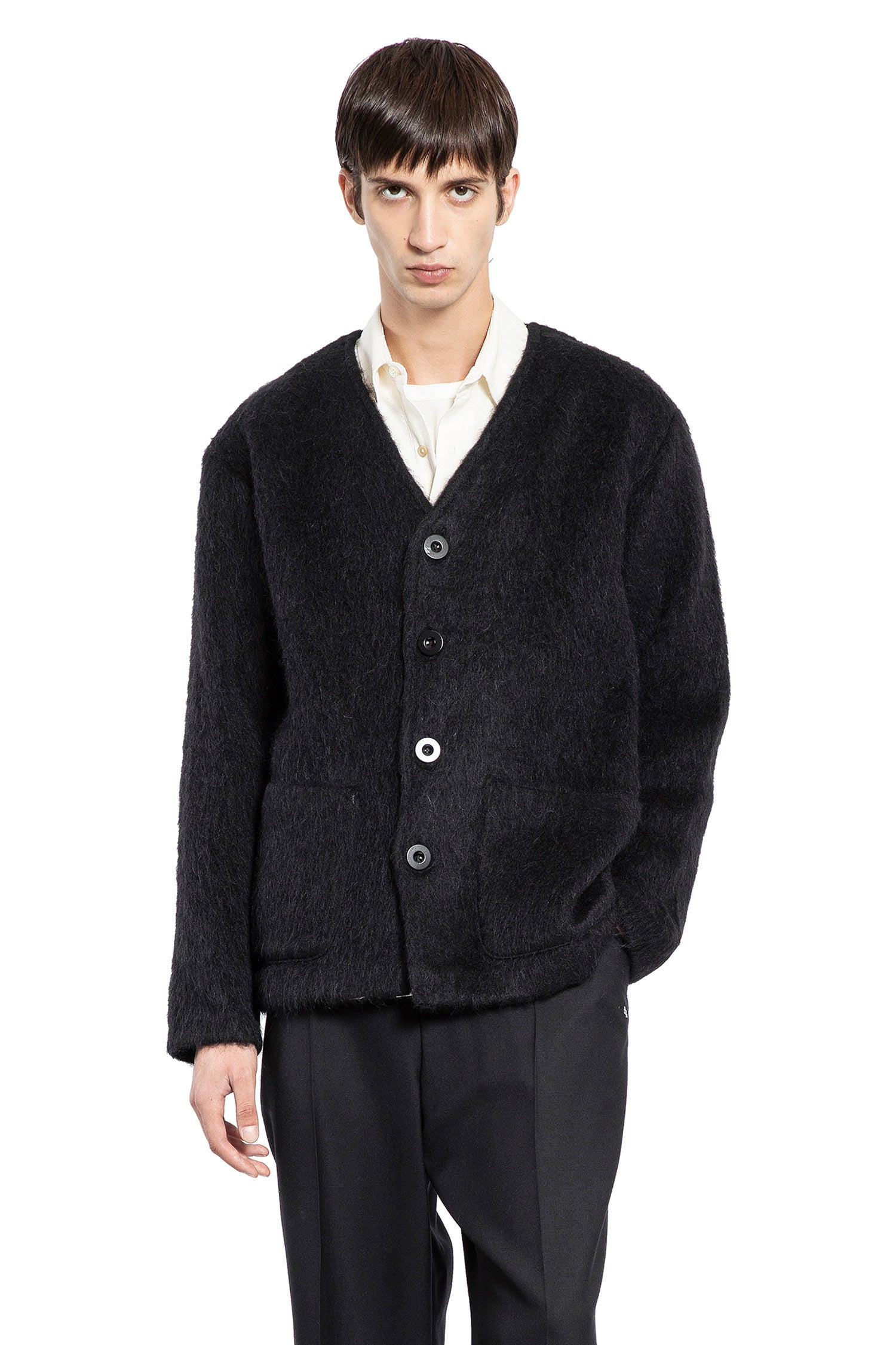 Wool Alpaca Cardigan - 5