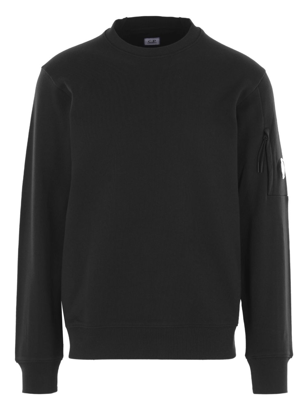 pocket-detail crew-neck sweatshirt - 1