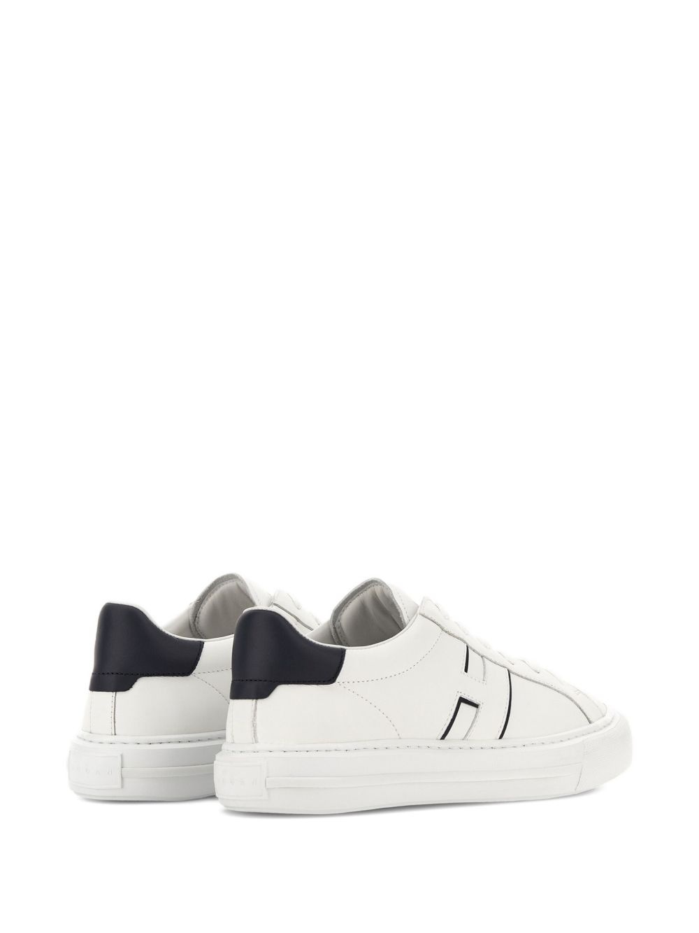 H691 logo-embellished leather sneakers - 3