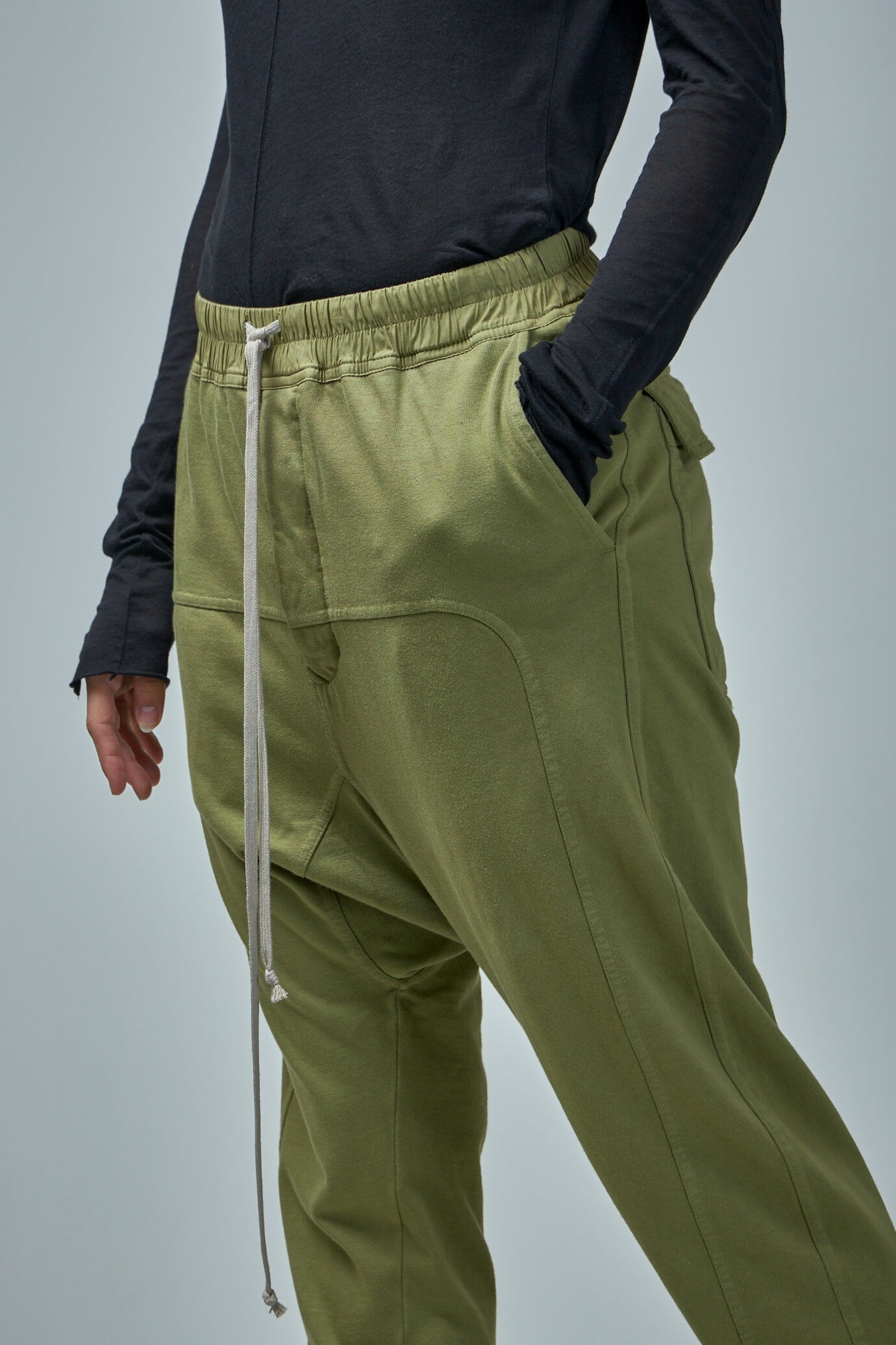 新品 Rick Owens DRKSHDW PRISONERDRAWSTRING RICK OWENS DRKSHDW STRAIGHT PANTS 23SS PRISONER DRAWSTRING S