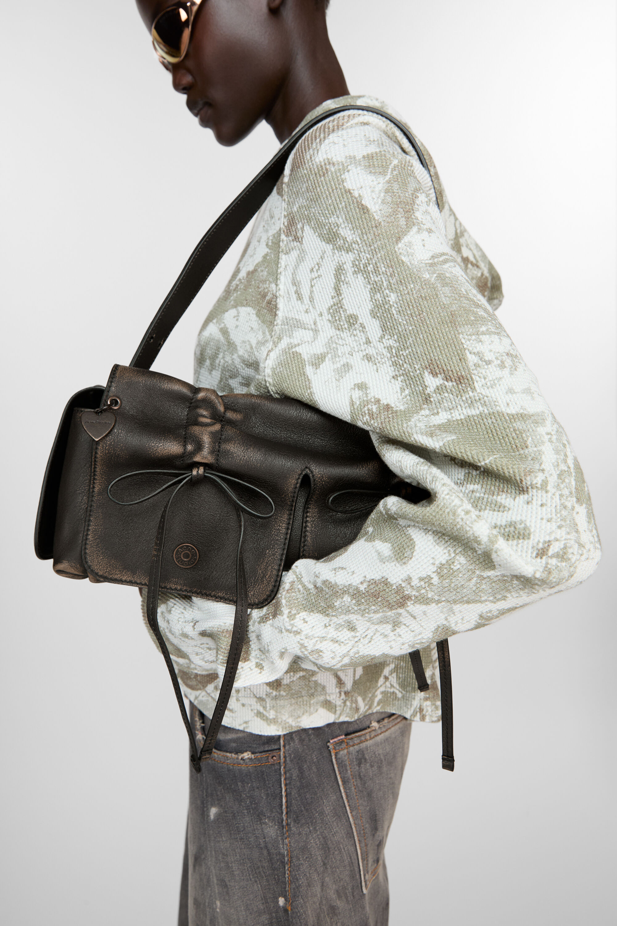 Multipocket bag - Dark brown/beige - 2