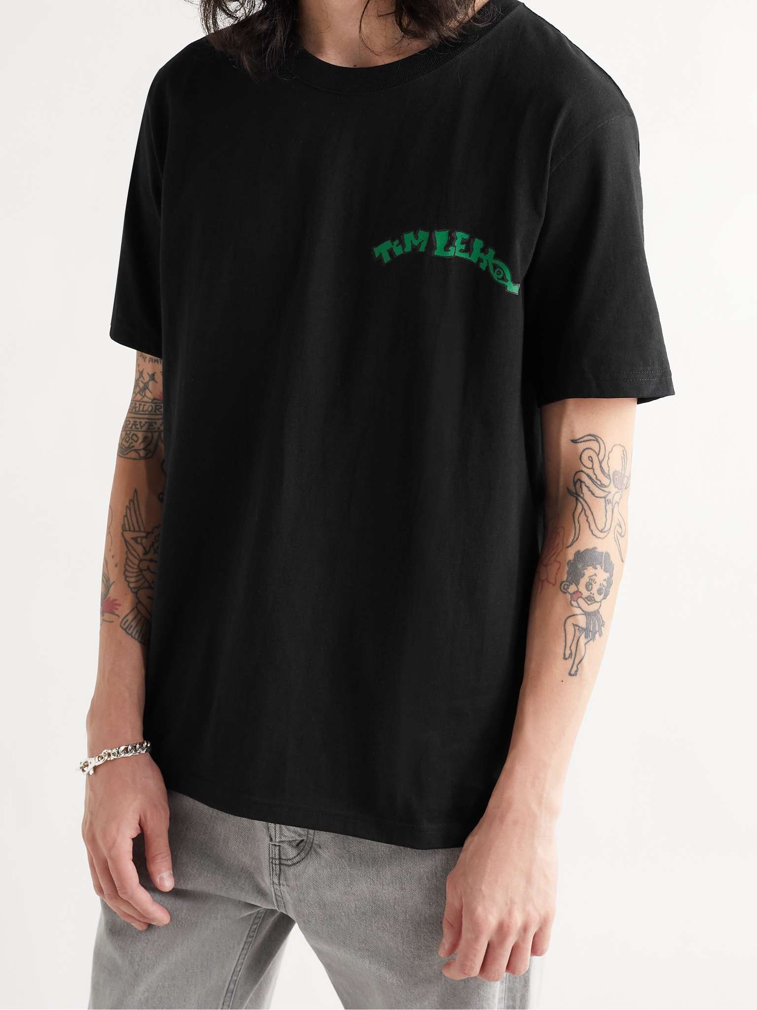 + Tim Lehi Printed Cotton-Jersey T-Shirt - 4