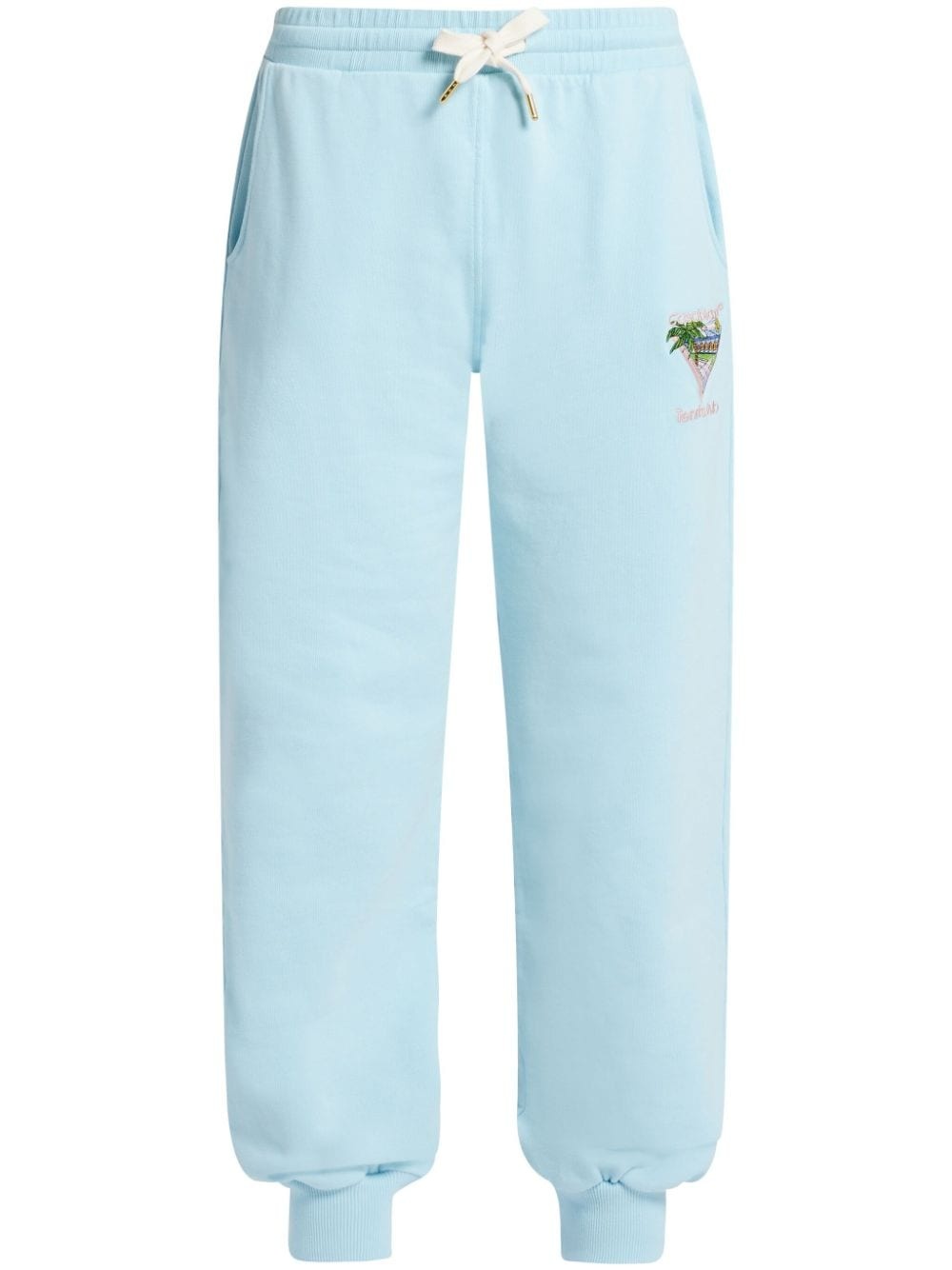 Tennis Club-embroidery track pants - 1