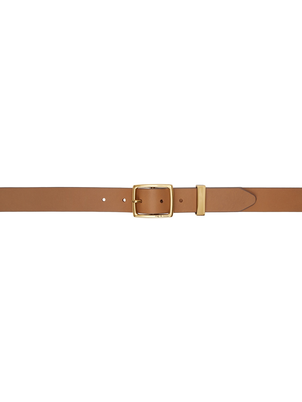 Tan X Boyfriend Leather Belt - 1