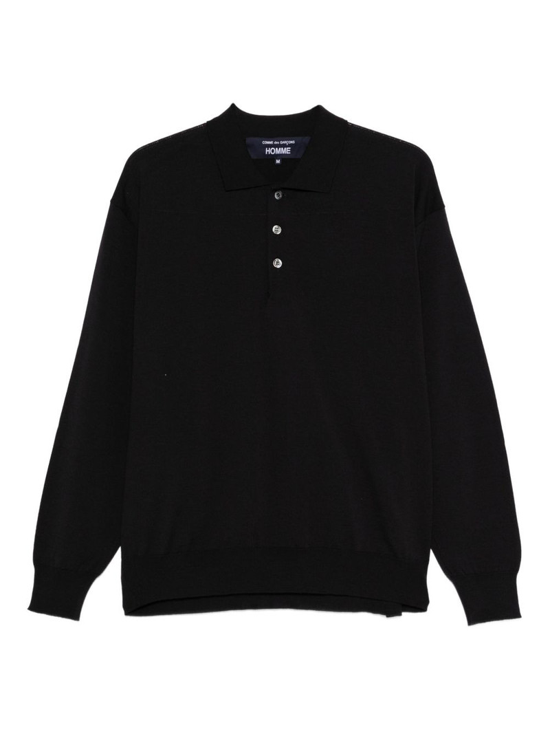 long-sleeved polo shirt 1