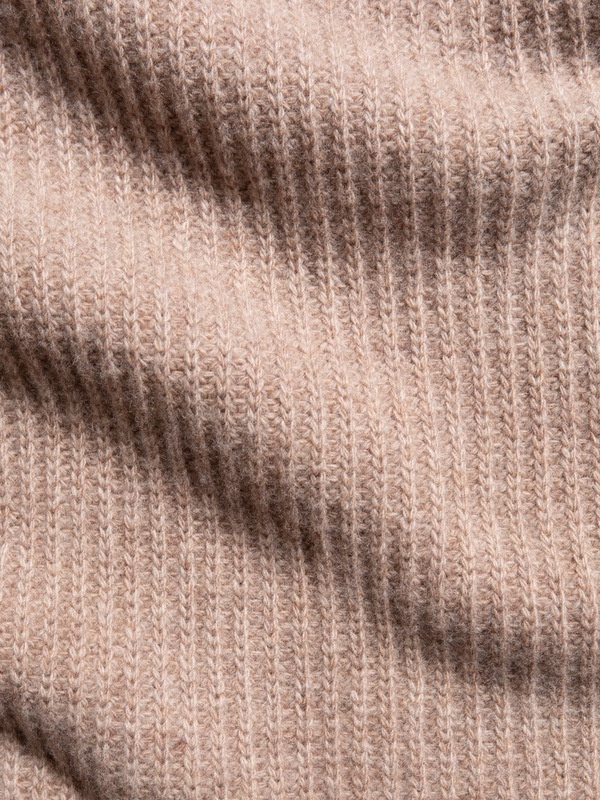 August Rib Wool Sweater Oat - 6