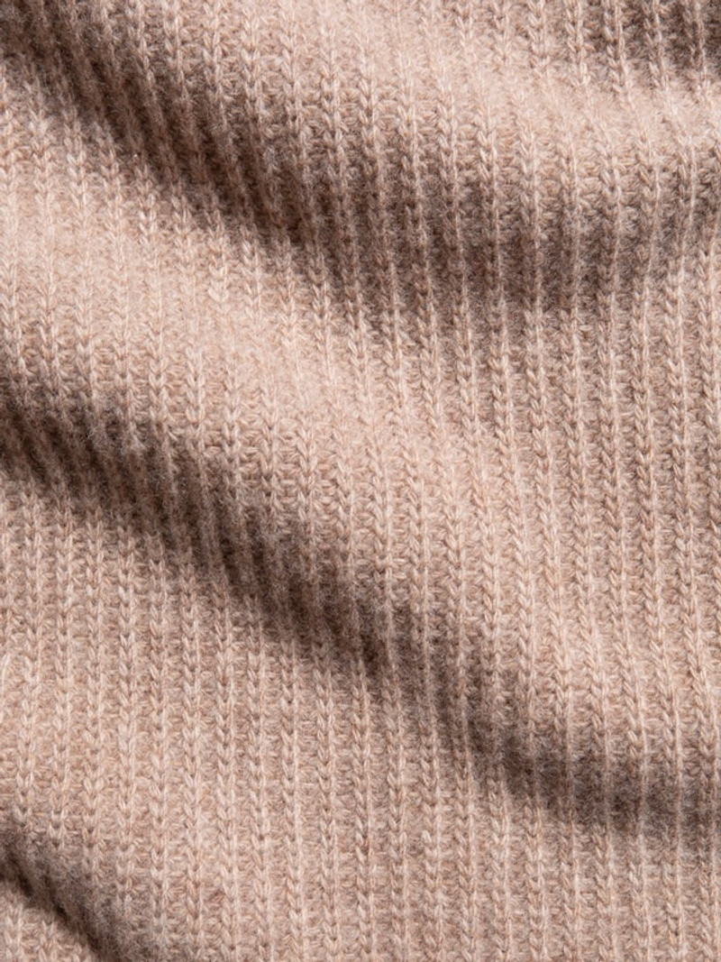August Rib Wool Sweater Oat 6