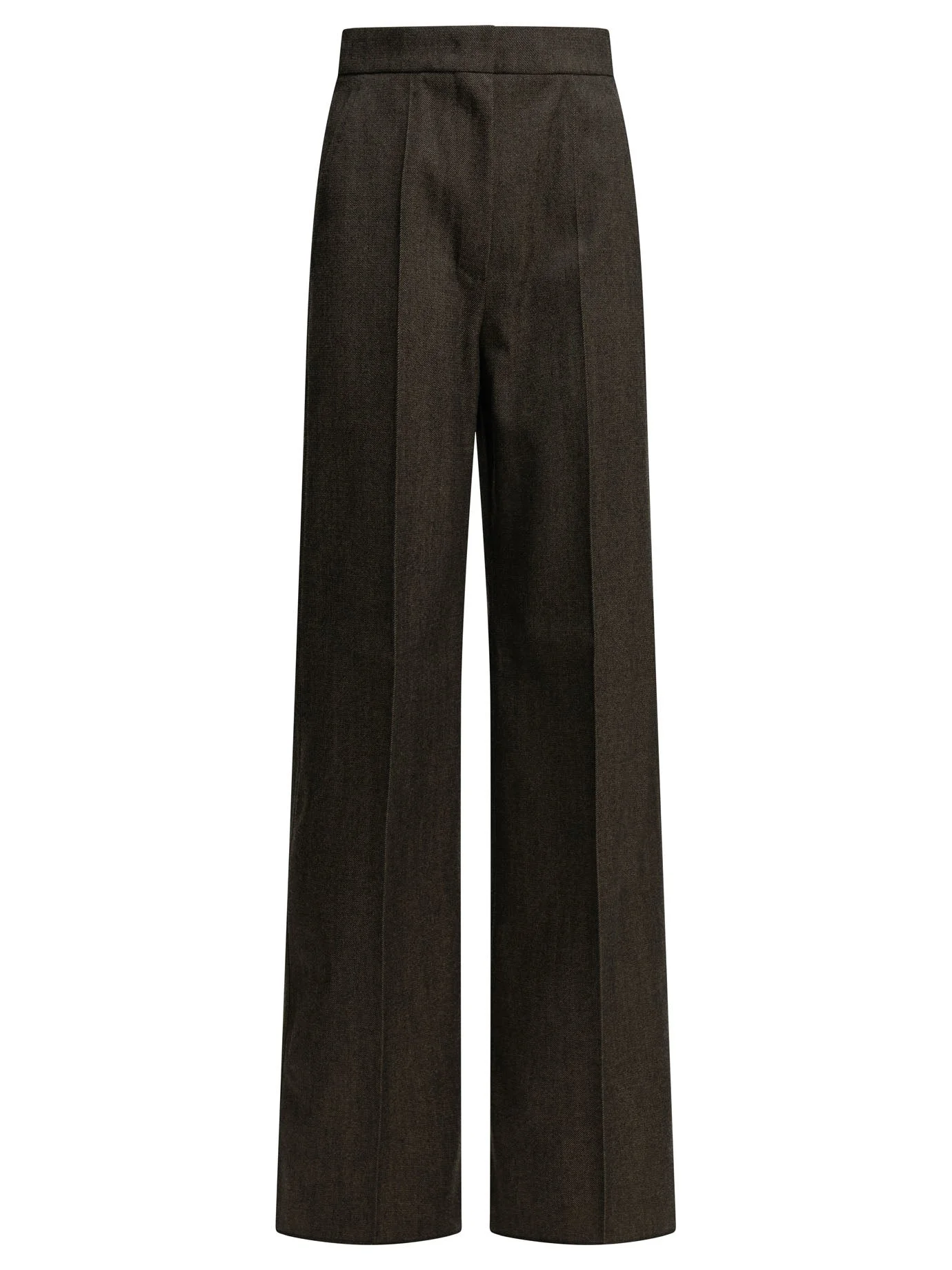 Max Mara Tailored Wool Pants Brown Women - 1