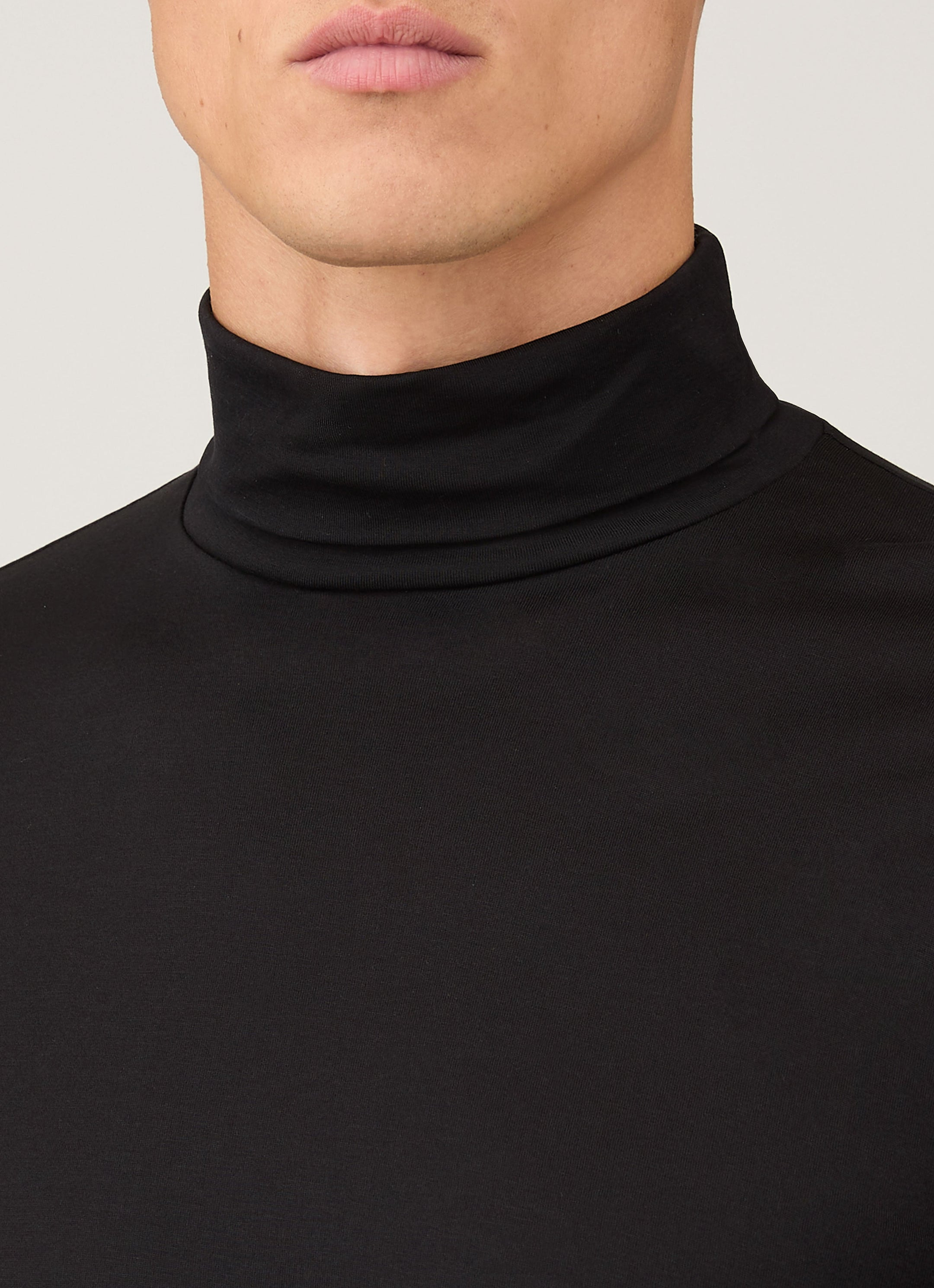 Roll Neck Heavyweight T‑shirt - 6